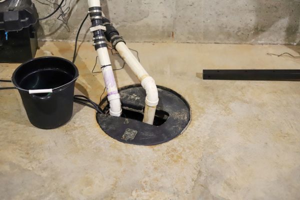 Interior Basement Drainage in Independence