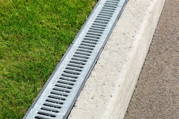 Courtyard Drain Installation in Independence